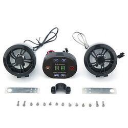 Sound System with Bluetooth Function Motorcycle Stereo Radio MP3 USB 12V Waterproof