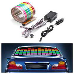 LED Music Colorful Car Sound Activated Rhythm Sheet Light Flash Sticker