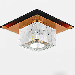 Square Crystal Dome Tube Lamp Creative Spotlight Led Ceiling Lamp