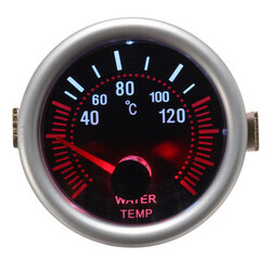 2 inch 52mm Electronic Digital Car Water Temp Temperature Gauge Red LED Sensor