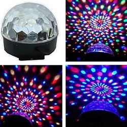 Voice Rgb Christmas Party Led Bulb Spot Light Activated