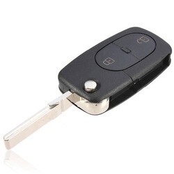 AUDI Black Color Case A3 A4 A6 A2 Button Flip Remote Key Fob