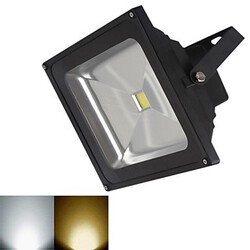 20w 1800lm 100 Flood Lamp Black 6000-6500k Waterproof Warm White