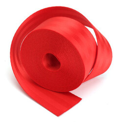 Belt Strap Seat Break Strength 6m Wide Webbing Red