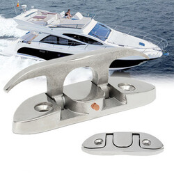 2 Inch Up Cleat Folding Pull Flip Up Boat Stainless Steel Marine