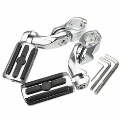 3.2cm 1.25inch Pair Harley Davidson Adjustable Foot Pegs Pedals