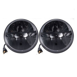 8000LM 6000K 2Pcs H4 H13 Beam JK Jeep Wrangler LED Headlights Hummer 40W Hi Lo