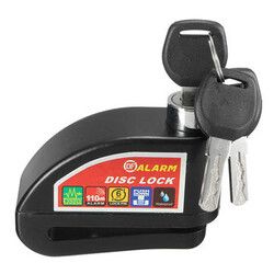 Disc Brake Lock Cable Security Anti-Theft Reminder Alarm Motorcycle Scooter Bike