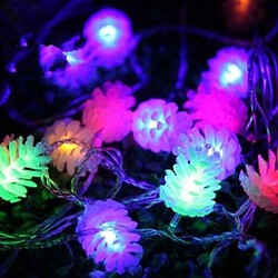 Christmas Cone Colorful String Light 4.5m Led Pin