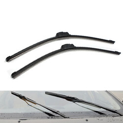 V50 Flat Black S40 Front Car Windscreen Wiper Blades Volvo