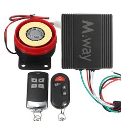 Remote Control Anti-theft Immobiliser M.Way Alarm Security System Dual Motorcycle Scooter