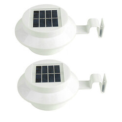 Garden Decoration Light Led Solar Light Wall Panel Lamp Sensor 2pcs Solar Power