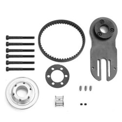 Kit DIY Pulleys Parts Motor Mount Wheels