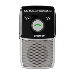 Phones Support Bluetooth Handsfree Car Kit Speaker Separate Solar Two