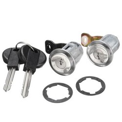 Citroen Lock Cylinder Lockcraft Door 2 Keys Peugeot Berlingo 2 PCS Partner