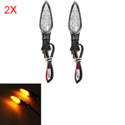 Carbon Light Indicators Lamp 4pcs Turn Motorcycle LED