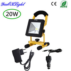 Led Black 1700lm Yellow White Light Flood Light 1pcs