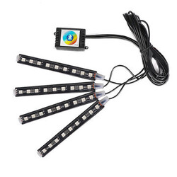 RGB Car LED 5050 SMD Light APP Control Bluetooth Strips Decoration Light