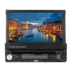 Bluetooth Car FM Radio Audio Player Stereo USB SD AUX DVD 1 Din 7 Inch MP5 MP3