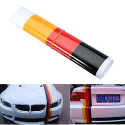 Style Car Stickers Vinyl Flag Stripes Sticker Decal Auto Vehicle Bumper German
