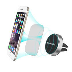 Stainless Steel Universal Phone Magnetic Holder Reinforced Car Air Vent