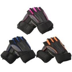 Cycling Lifting Half Finger Gloves Motorcycle Exercise Sport Breathable