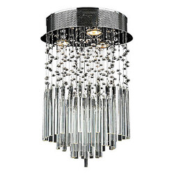 Dining Room Feature For Crystal Metal Bedroom Modern/contemporary Flush Mount Max 50w Living Room Electroplated
