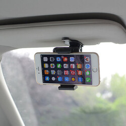 Phone Holder Universal For iPhone Samsung Car Sun Visor Clip CORHART