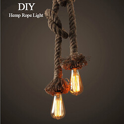 Diy Art Long Creative Rope Hemp Light Bulb