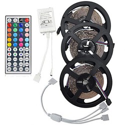 Tape 5m Leds Strip Flexible Light Led Remote Controller 15w String Light Kit Rgb