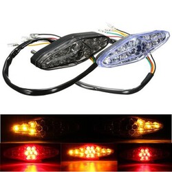 Running Universal Turn Signal Light Motorcycle LED Rear Tail Brake Stop