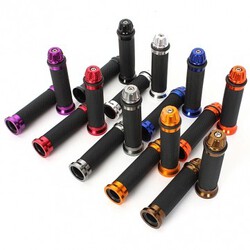 Hand Grips CNC Motorcycle Dirt Bike 22mm Aluminum Handlebar Rubber