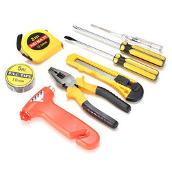 Car Household Combination Emergency Tool Auto Kit Hand Repair Tool Set 9Pcs Common