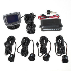 System Car Reverse Backup LCD Display Radar Parking Sensors Alarm Front Rear