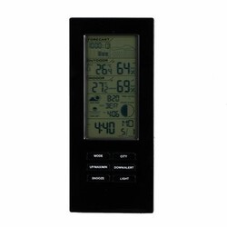 Station Alarm Weather Humidity Calendar Clock Meter Wireless digital Temperature