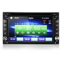 iPod MP3 2DIN GPS Navigation Camera HD Car Stereo DVD Player Bluetooth 6.2 Inch