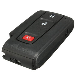 Prius Key Case Flip Keyless Smart Remote Entry Shell for Toyota FOB 3 button