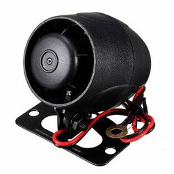 Bike Safe Alarm Horn 12V Car RV 20W Truck Auto Van Security Black