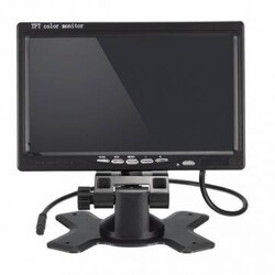 LCD Car Rear View Monitor Waterproof Night Vision 7Inch Reverse Camera