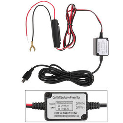 Hard Wire Mini Cam Micro USB Car Dash Camera Kit