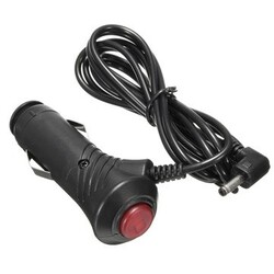 Car Cigarette Lighter Power Plug DVR Adapter Cable 3.5mm DC 12V Cord GPS Switch