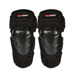 Motorcycle Carbon Fiber Guards Racing Riding Knee Pads Armor