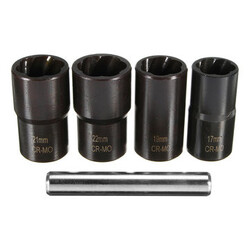 Remover Extractor 5pcs Impact Socket Twist Wheel Nut Nut Bolt Stud Locking