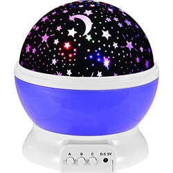 Star New Color Rotating Sky Lamp Bed Random