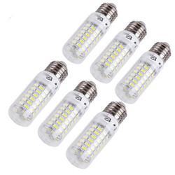 6pcs Led Light Corn Bulb E14/e27 Light 220-240v 18w