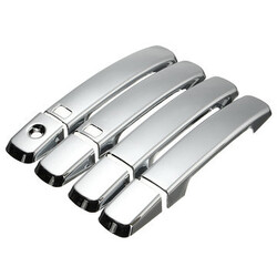 8Pcs Keys Chrome Door Handle Cover Trim Nissan Rogue Smart