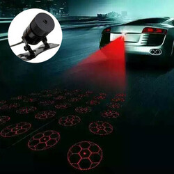 Style Football Car Laser Fog Lamp Anti-Fog Light Auto Rearing Warming Light