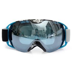 Dual Lens Outdoor Helmet Goggles Goggle UV Snow Snowboard Ski Anti Fog Motor Bike Riding