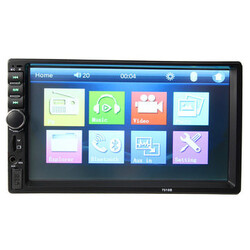 Car Handsfree 2 Din with Bluetooth Function FM USB AUX In Call 720P HD MP5 7Inch Touch Screen