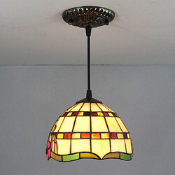 Tiffany Painting Feature For Mini Style Metal Lodge Rustic Entry Pendant Light Bedroom 25w